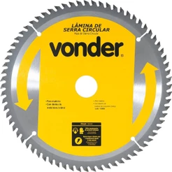 Lamina Serra Circular Vídea 235x25x3,0mm 60 Dentes 5600 Rpm
