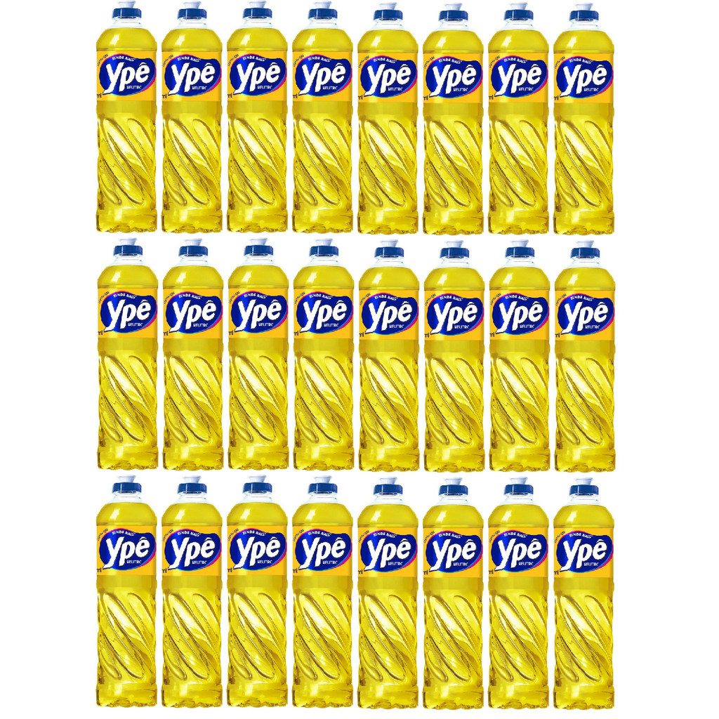 Kit Detergente Ype Líquido Neutro 500ml C/24