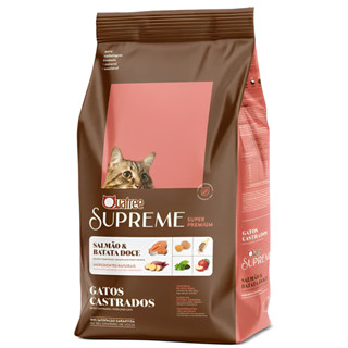 Ração Quatree Supreme 10kg Gato castrado Salmão/Batata Doce em Oferta na Shopee