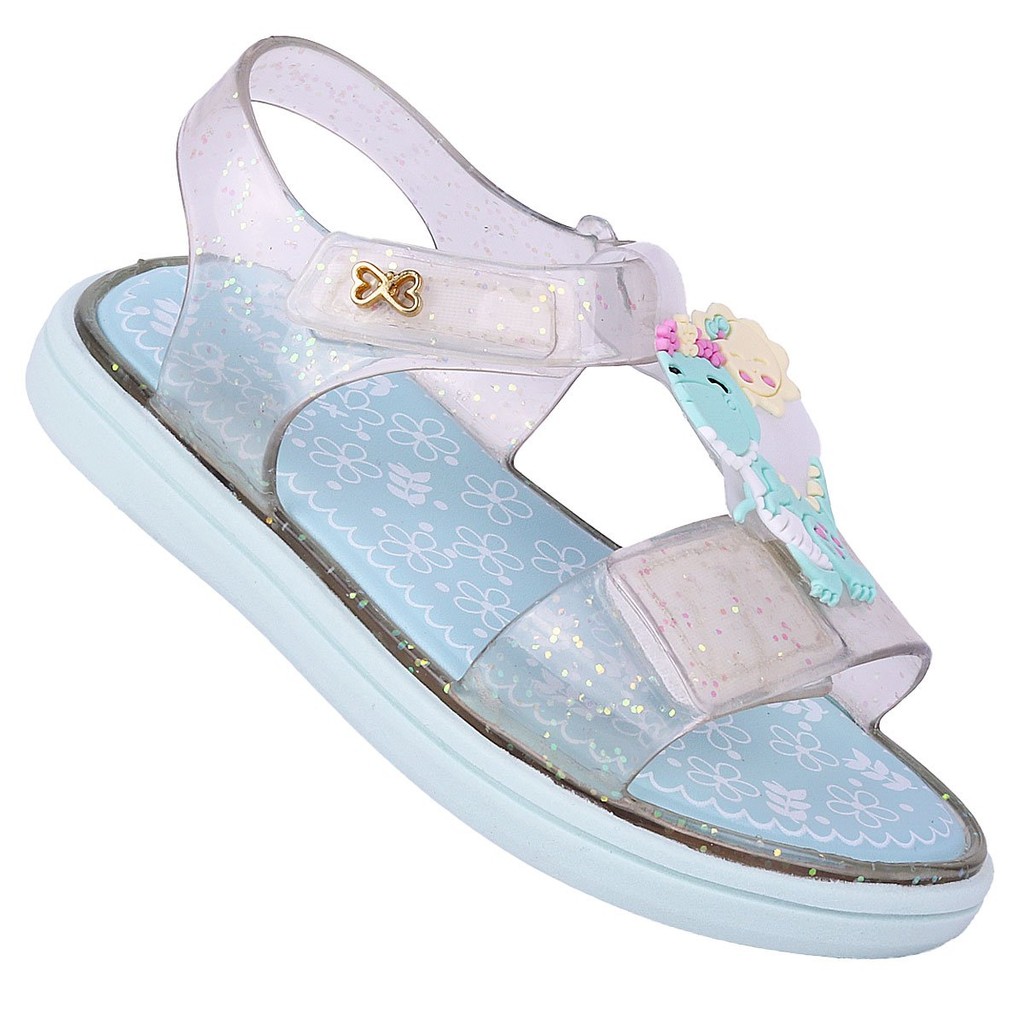 Sandália Papete Feminina Infantil WorldColors Lolipop - Gliter Furtacor/Verde chá em Oferta na Shopee