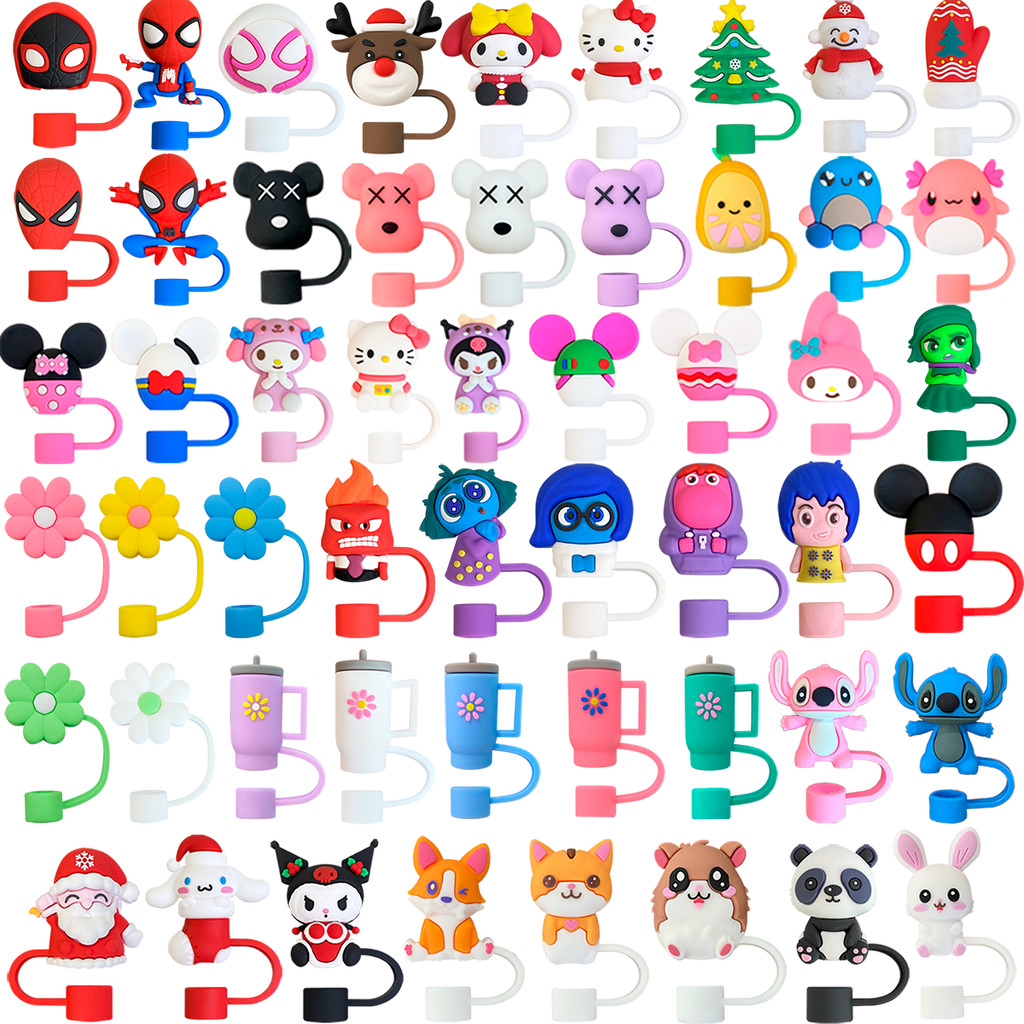 100 Pçs Adequado Para Tampa De Palha De 10mm Portátil Reutilizável Leite Xícara De Chá Acessórios Criativo Grau Alimentí