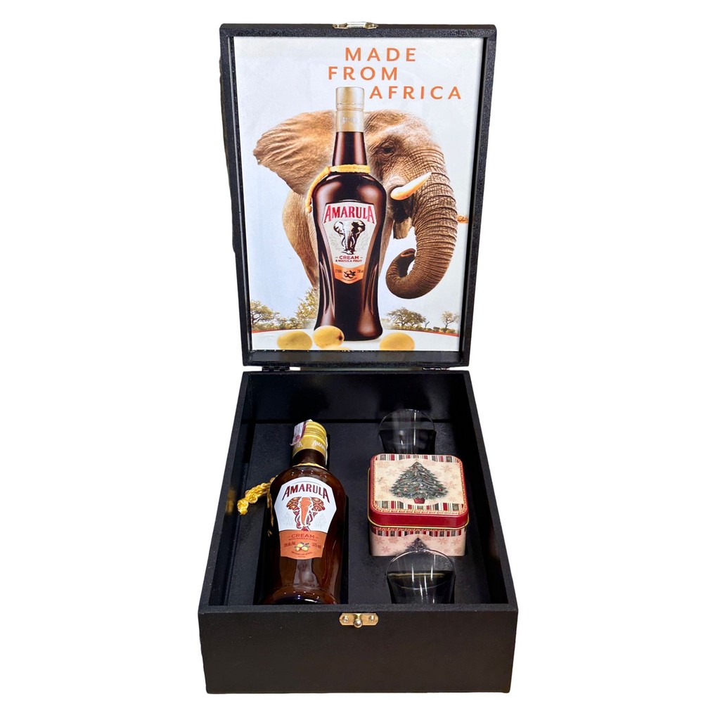 Kit Licor Amarula 375ml Presente + Bombom Ferrero Rocher