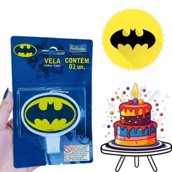 VELA BATMAN GEEK FESTCOLOR (CHOCO)