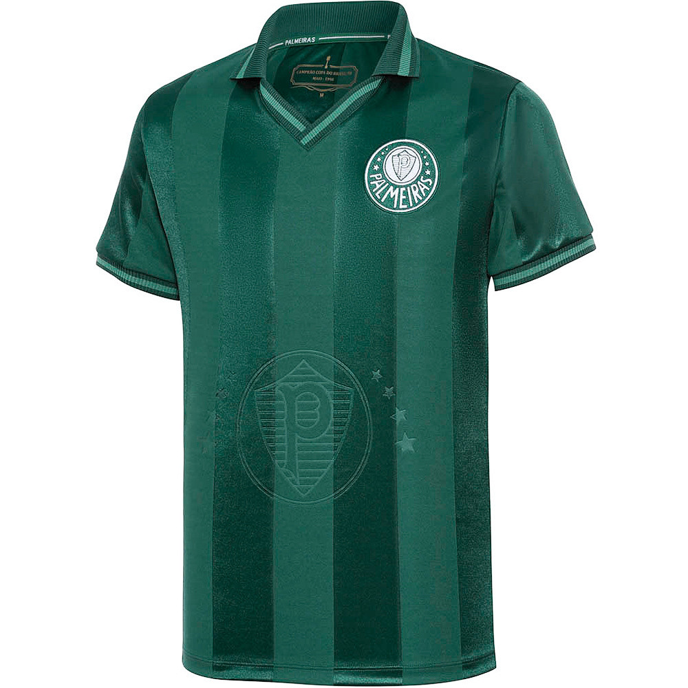 Camisa Palmeiras Retrô 1998 Verde Infantil Juvenil Oficial
