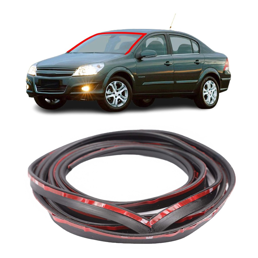 Borracha Arremate Trave Adesivado Chevrolet Vectra Hatch Gt 2006 a 2012 Borrachauto