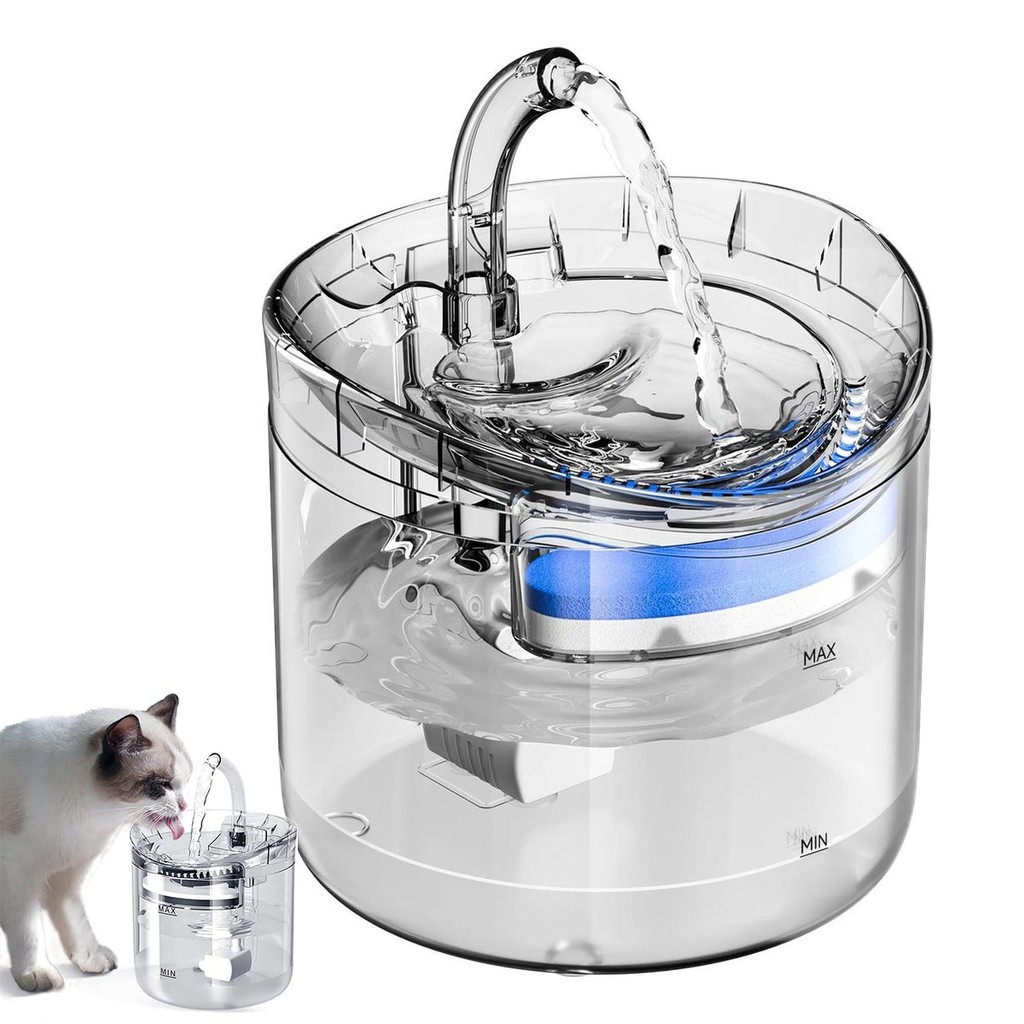Bebedouro Fonte de Agua Gato Cao Cachorro Pet 2 Litros Animal de Estimaçao Filtro USB Agua Fresca Automatico Silencioso em Oferta na Shopee