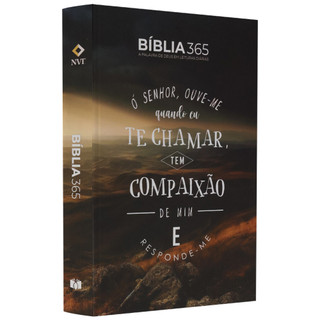 Bíblia 365 Responda-me | NVT | Letra Grande | Capa Dura em Oferta na Shopee