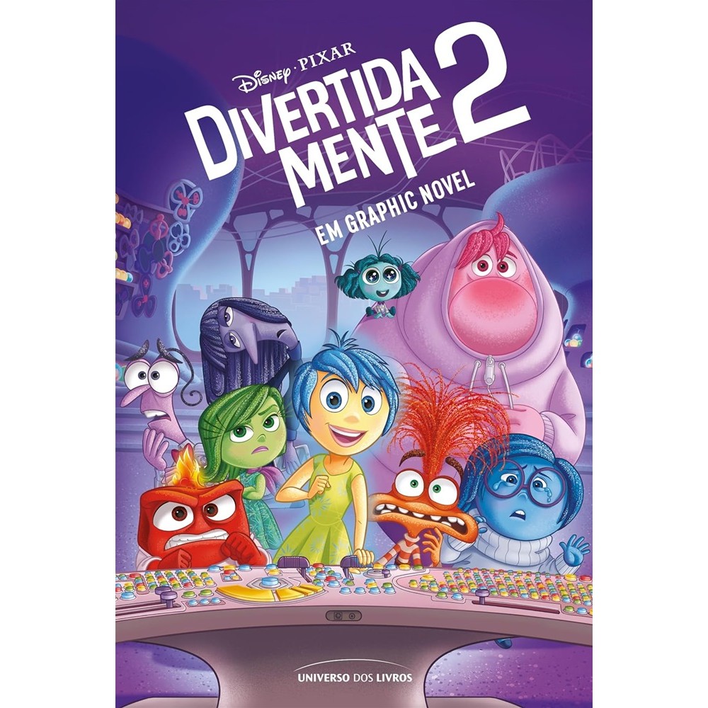 Divertida Mente 2 em Graphic Novel - Oficial Divertidamente Disney - Novo em Oferta na Shopee