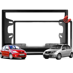 Moldura Citroen C3 03/12 Painel 2 Din Central Multimidia Dvd Mp5 Universal Tela Tv Padrão Chinês