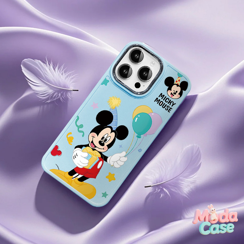 Nova Capa Padrão Disney Balloon Mickey cute ofof capa com iPhone 6 7 8 11 12 13 14 15 XR XS Pro Max