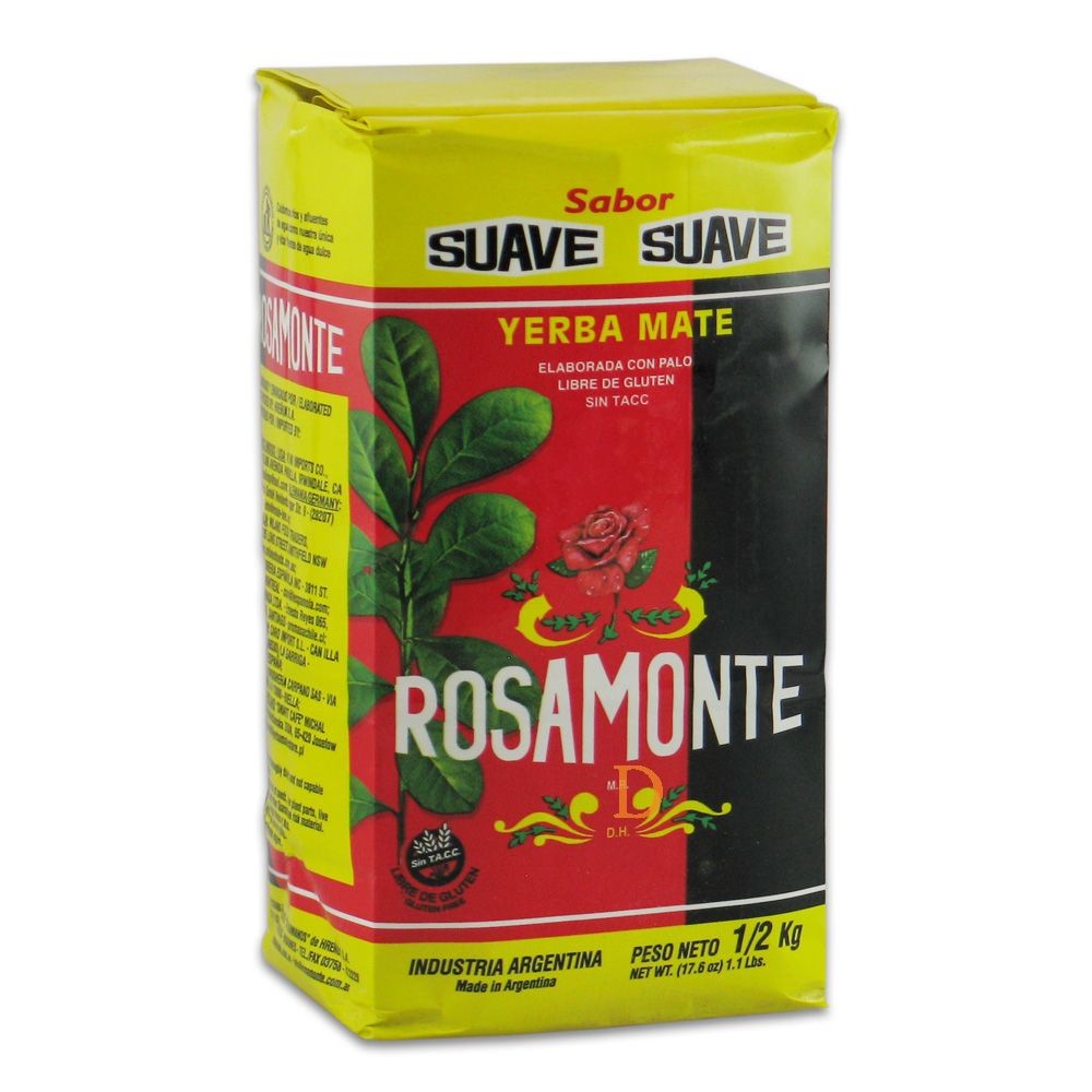 Erva Mate Chimarrão ROSAMONTE SUAVE ARGENTINA 500g