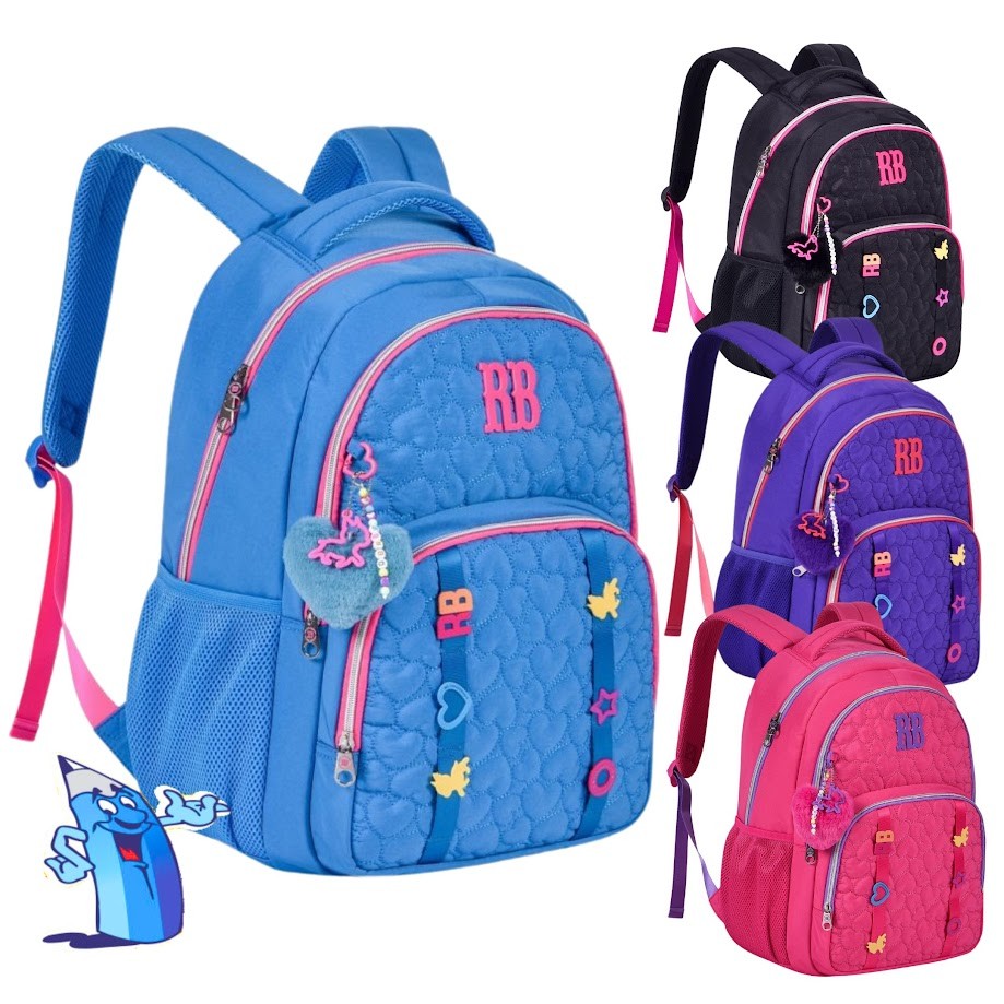 MOCHILA DE COSTAS REBECCA BONBON C/CHAVEIRO MATELASSÊ RB24536 em Oferta na Shopee