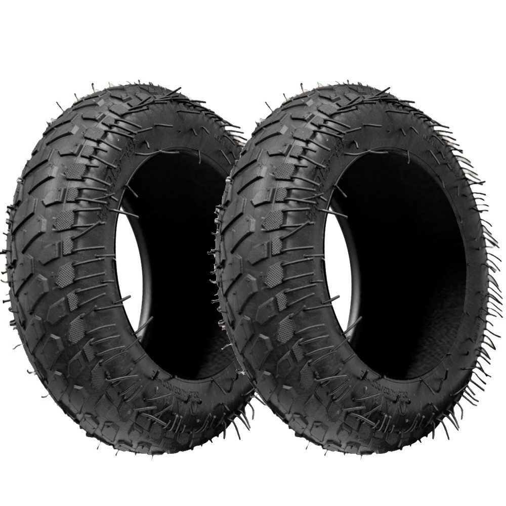 Kit 2 Pneus para carrinho de mão 2 lonas 3,25 x 8 pol