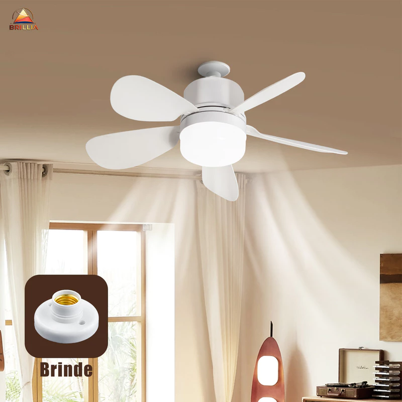 Ventilador de Teto com Luz - 52% OFF! 💡
