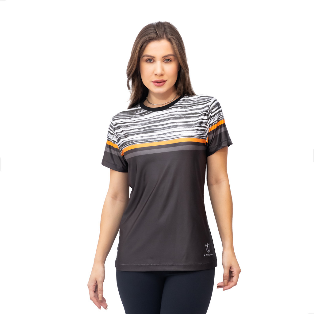 Camisa Dry Fit Academia Treino Proteção Uv Blusa Academia Feminina