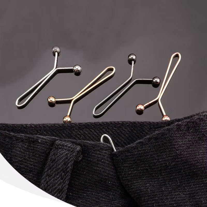 5 Clips Para Ajuste de Cintura Calças e Jeans Bermuda Shorts em Oferta na Shopee