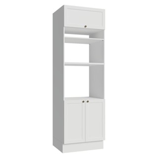 Torre Quente 70 cm 3 Portas Branco Vik Madesa em Oferta na Shopee
