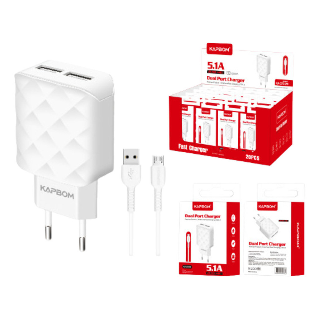 Carregador Turbo Rápido Samsung J4 J5 J6 J7 J8 A10 A01 A03 - Cabo Micro USB