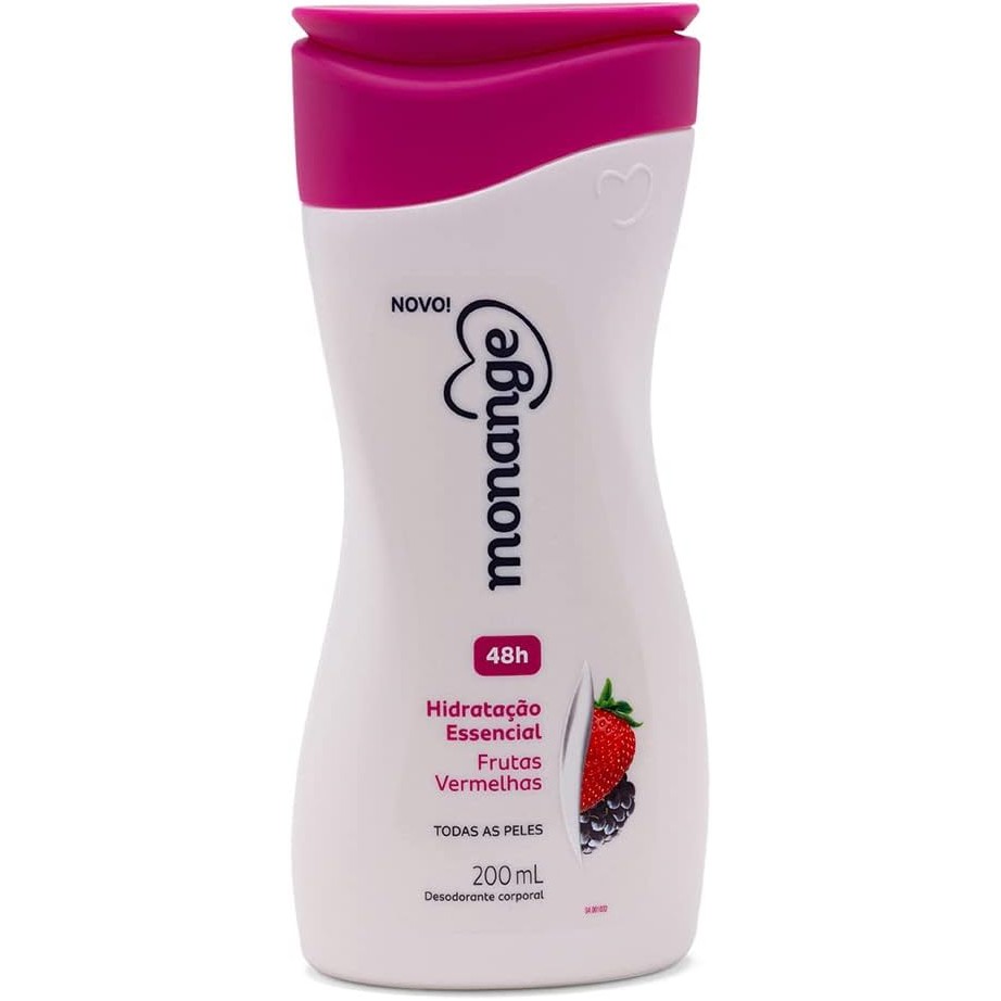 Creme Hidratante Monange Frutas Vermelhas 200ml