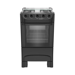 Fogão Mueller MFI4BA Preto Fosco 4 Bocas Mesa Inox em Oferta na Shopee