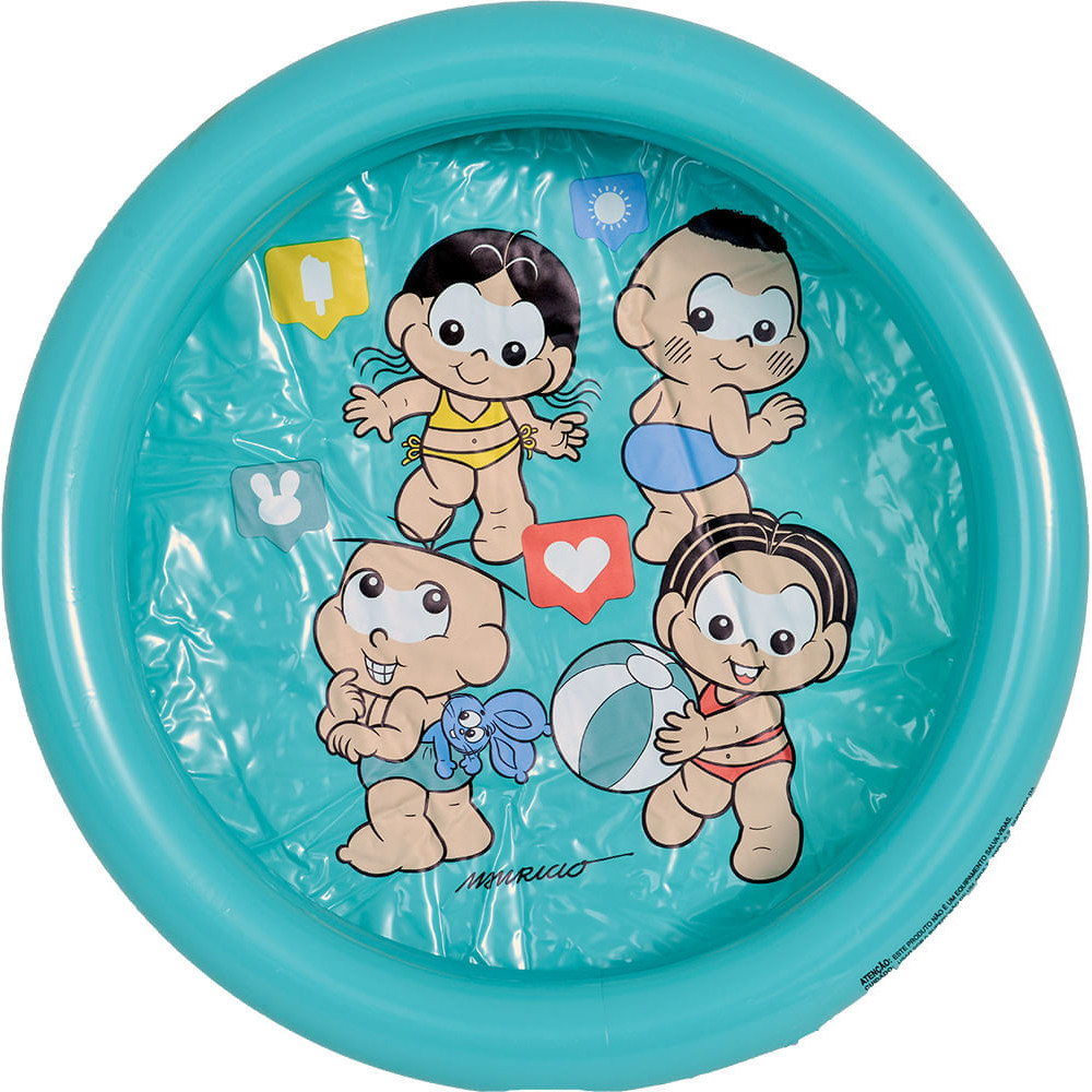 Banheira Inflável Turma da Mônica Baby Cores Sortidas Bel em Oferta na Shopee