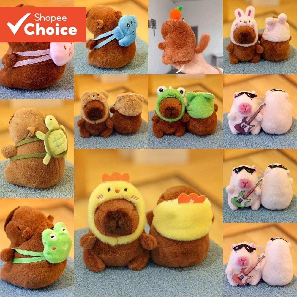 Boneca de Capivara Multicolorida de 13-15 cm Brinquedo de Pelúcia Presente Boneca de Tecid...