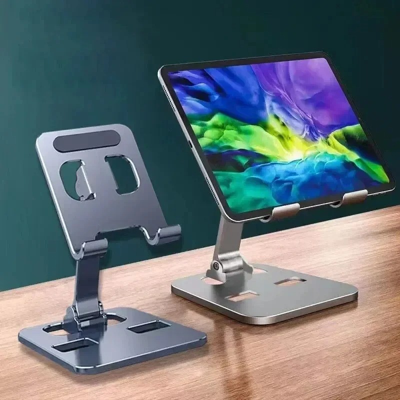 Suporte Universal Para Tablet De Alumínio-Dobrável Ajustável iPad E Telefones