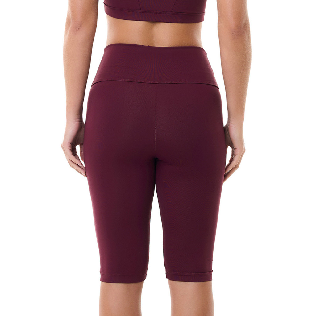 Detalhes do Bermuda Intensity Vinho Snd Fitness