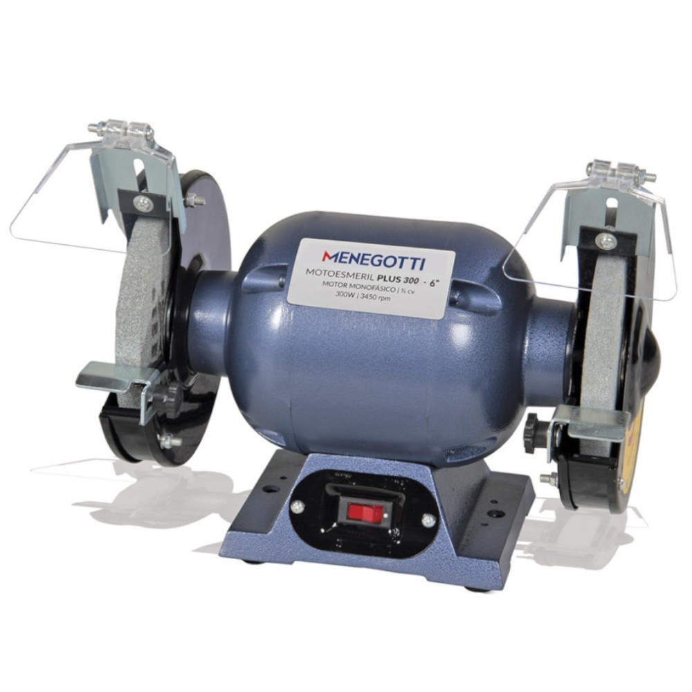 Motoesmeril de bancada 6" 300 watts - 300-06 - Menegotti - Home & Living