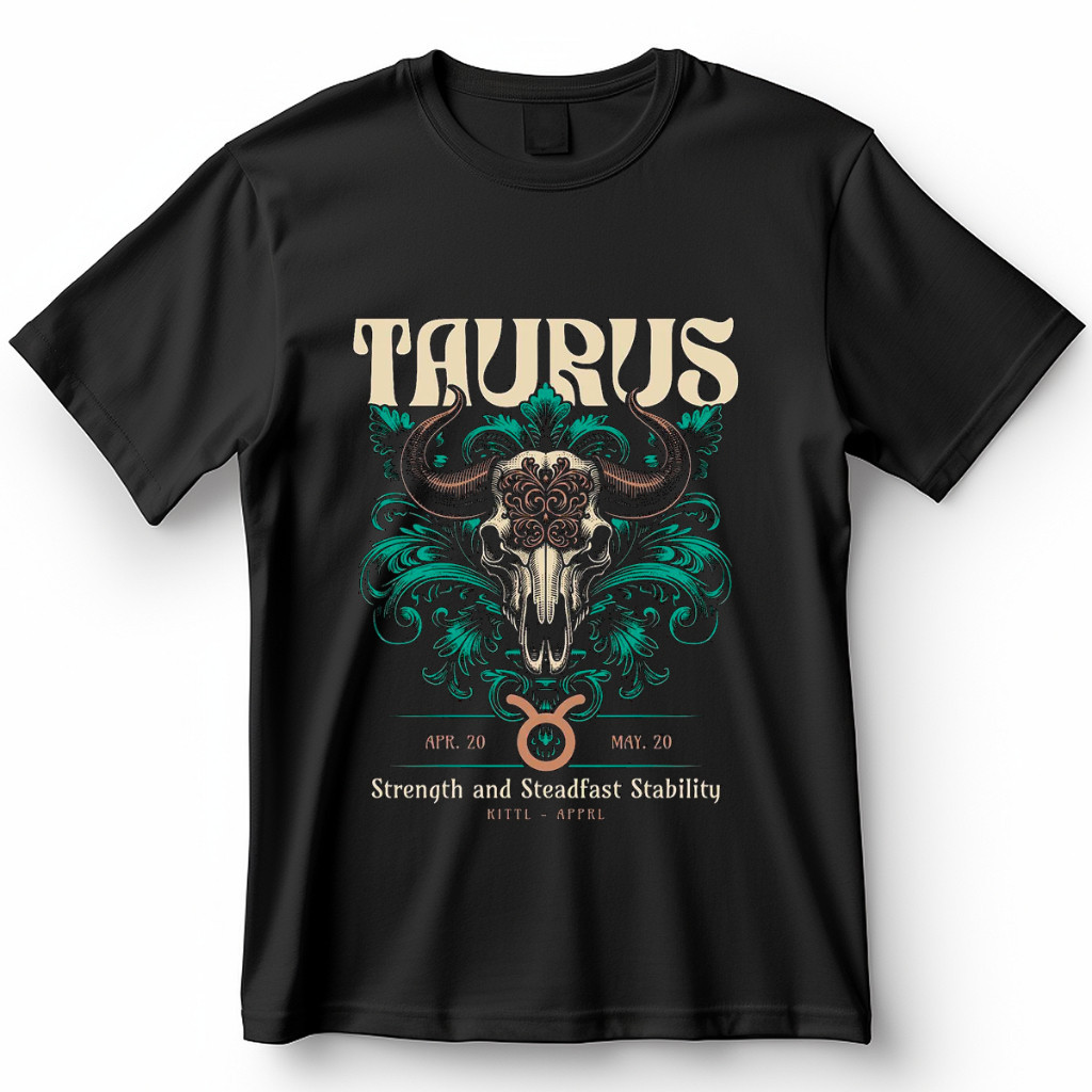 Camiseta Signo Touro Taurus Blusa Streetwear Camisa 100% Algodão maligu 02