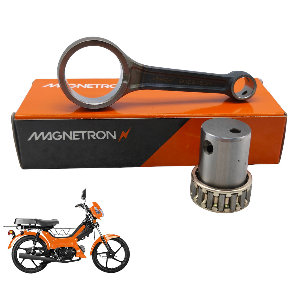 Biela forjada completa Moto Shineray Xy Jet 125cc 2023 Jet 50cc 2023 original Magnetron