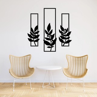 Quadro Decorativo Flores Minimalistas – Arte de Parede em MDF