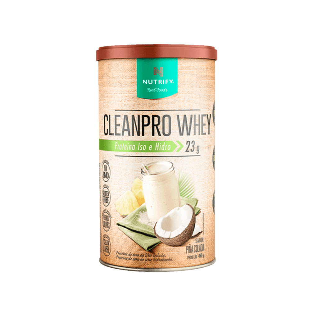 Whey Protein Isolado - Cleanpro Whey Pina Colada 450g - Nutrify