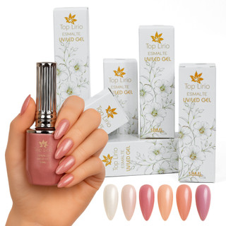 Esmaltes em Gel 18ml Lirio Cintilante Perolado Coleção Classic Color Show 6 Cores