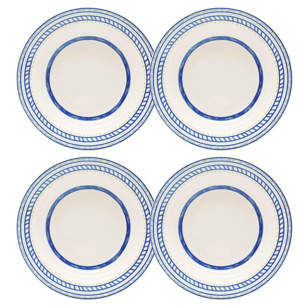Jogo de 4 Pratos Fundos 21,5 Cm Donna Grano em Oferta na Shopee
