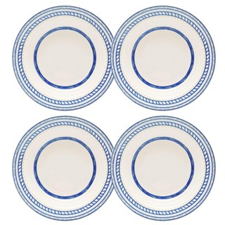 Jogo de 4 Pratos Fundos 21,5 Cm Donna Grano em Oferta na Shopee