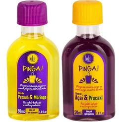 Pinga Lola Kit com 2 Óleos Vegetais – Patauá & Moringa + Açaí & Pracaxi 50ml