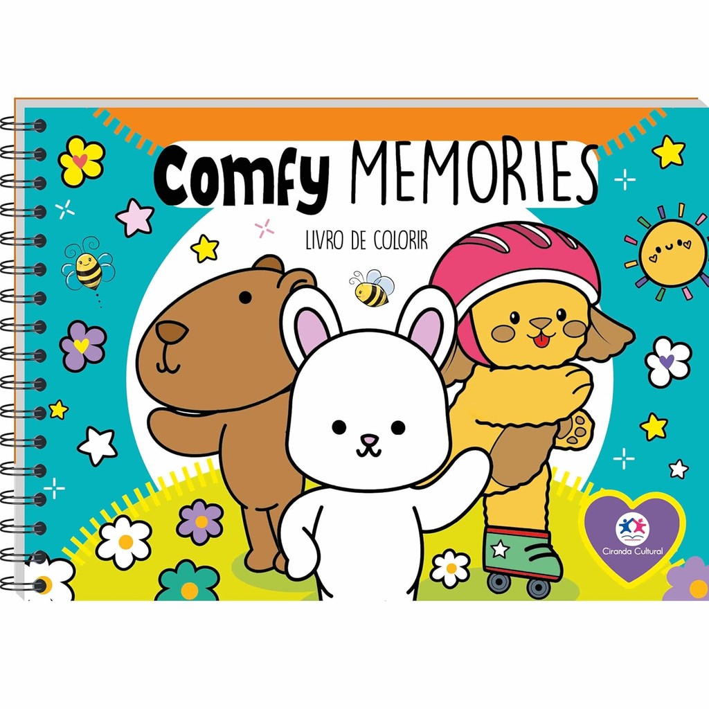 Comfy Memories | Livro de Colorir em Oferta na Shopee