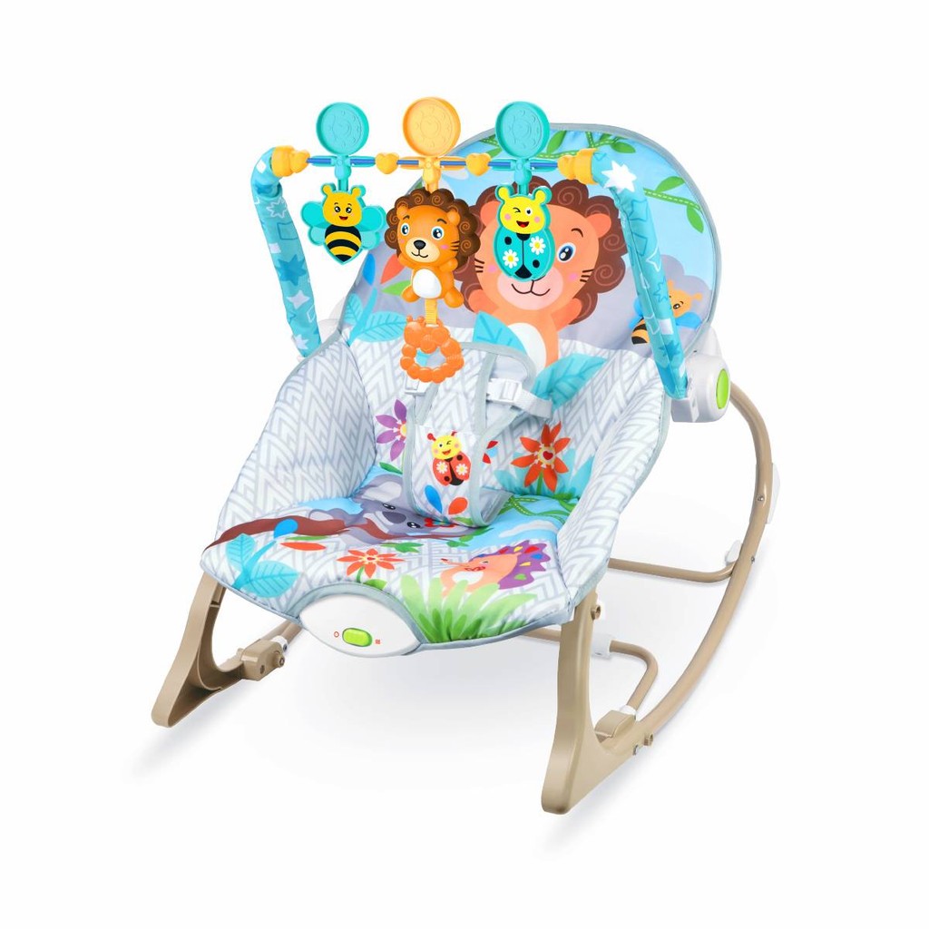 Cadeira de Descanso e Balanço Bebê Funtime Leão Maxi Baby em Oferta na Shopee