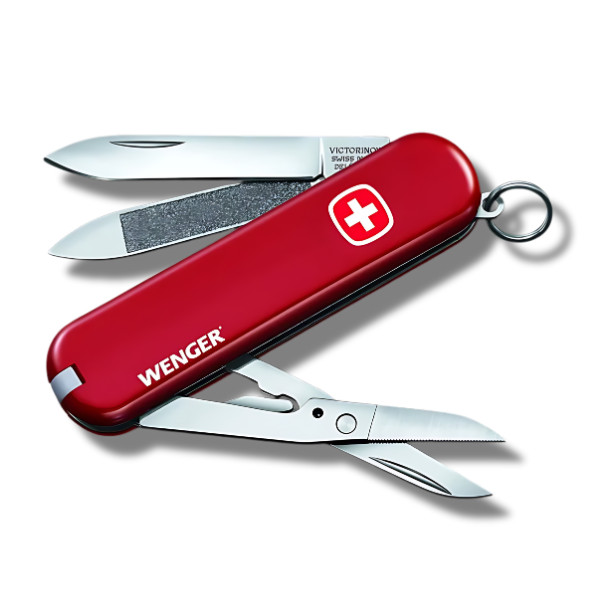 Canivete Suíço Wenger Vermelho 0.6423.91 | Compacto, Elegante e Funcional – 7 Funções | Garantia Vitalícia