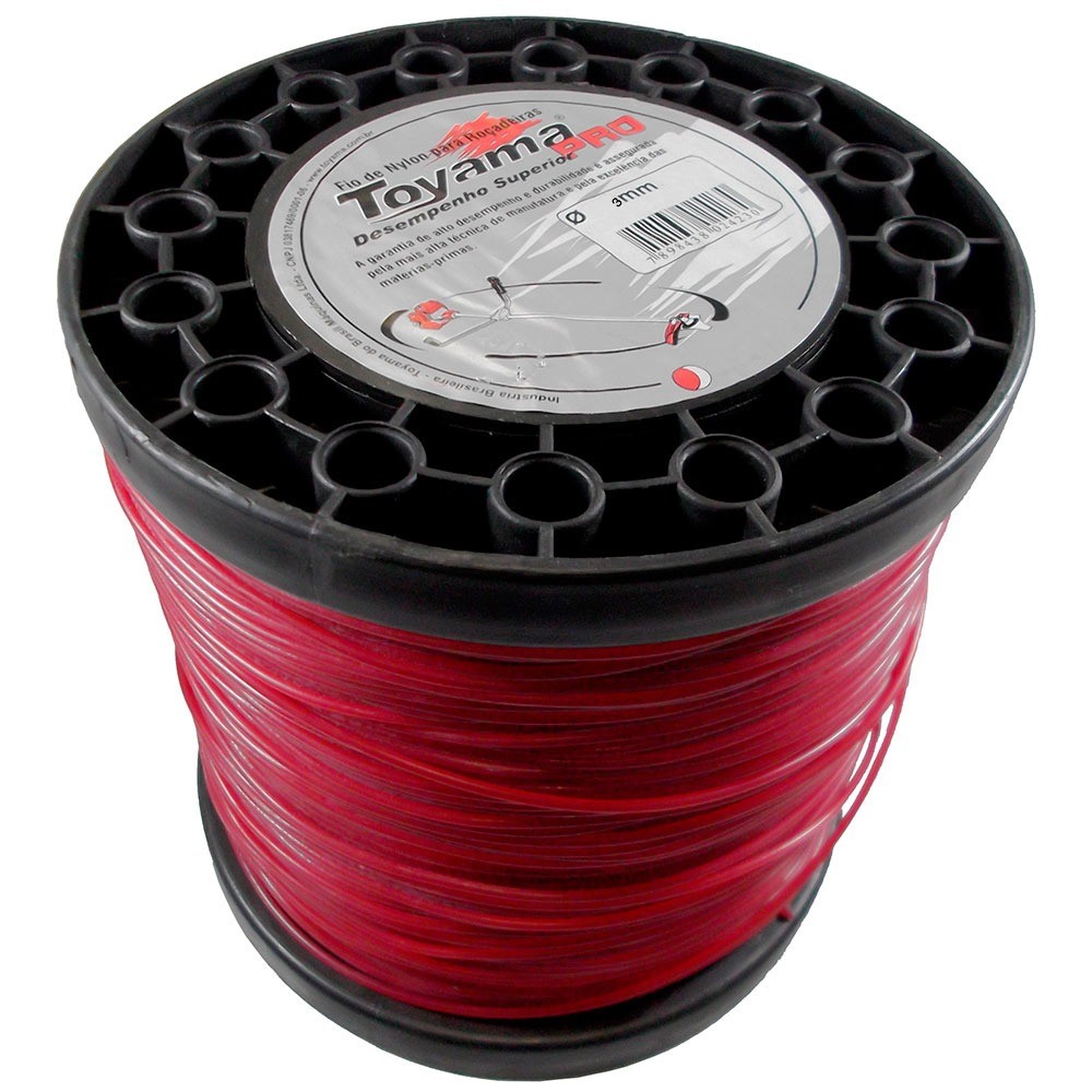 Fio de nylon quadrado para roçadeiras 3mm x 255m 1301-092 Toyama - Home & Living