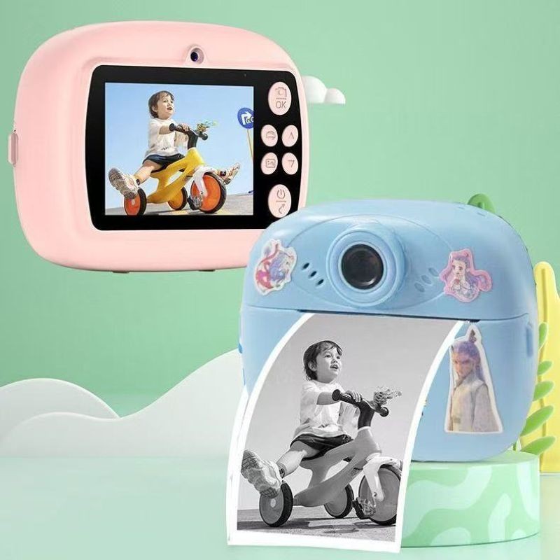 Câmera Infantil Instantânea Filmadora Full Hd Divertida De Com Jogos Câmera que Revela