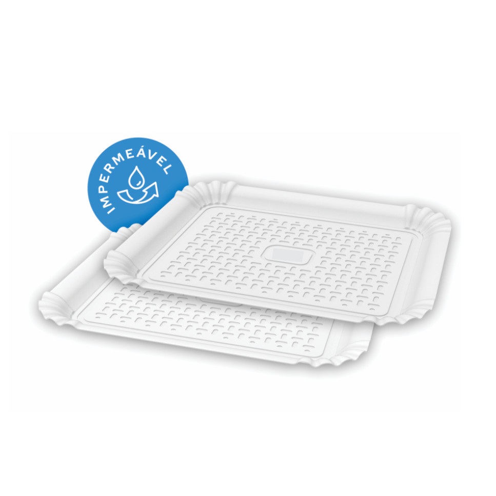 Bandeja Plastificada Branca Artimagem N01