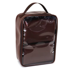 Necessaire Cristal Trio Marrom Cacau
