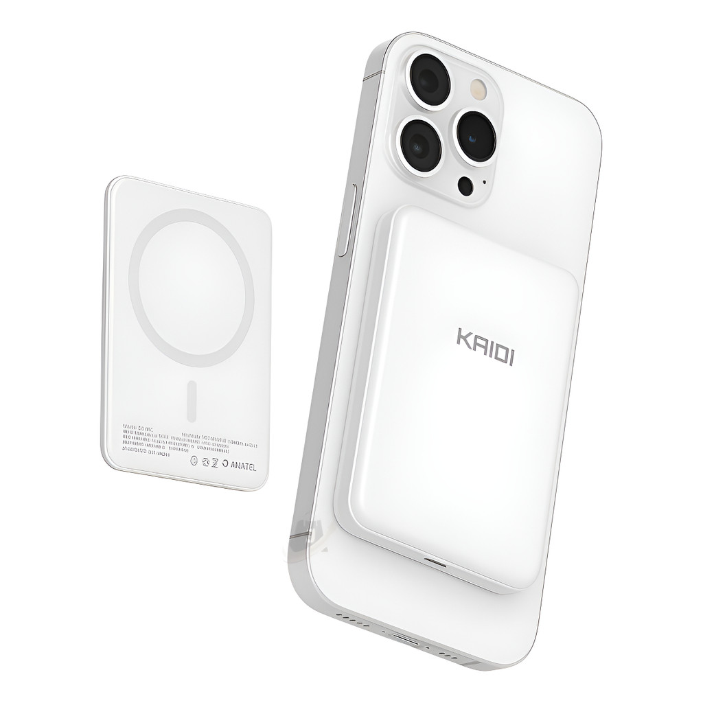 Carregador Power Bank 5000 Mah Kaidi Magnético Turbo 20w
