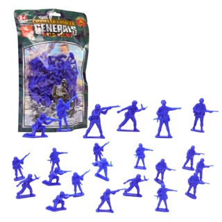 Kit Bonecos Soldadinho Militar Azul - Castela em Oferta na Shopee