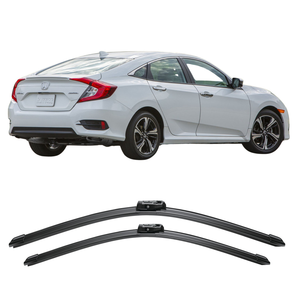 Par Palhetas Honda Civic 2017 até 2022 Limpador Específico Dianteiro