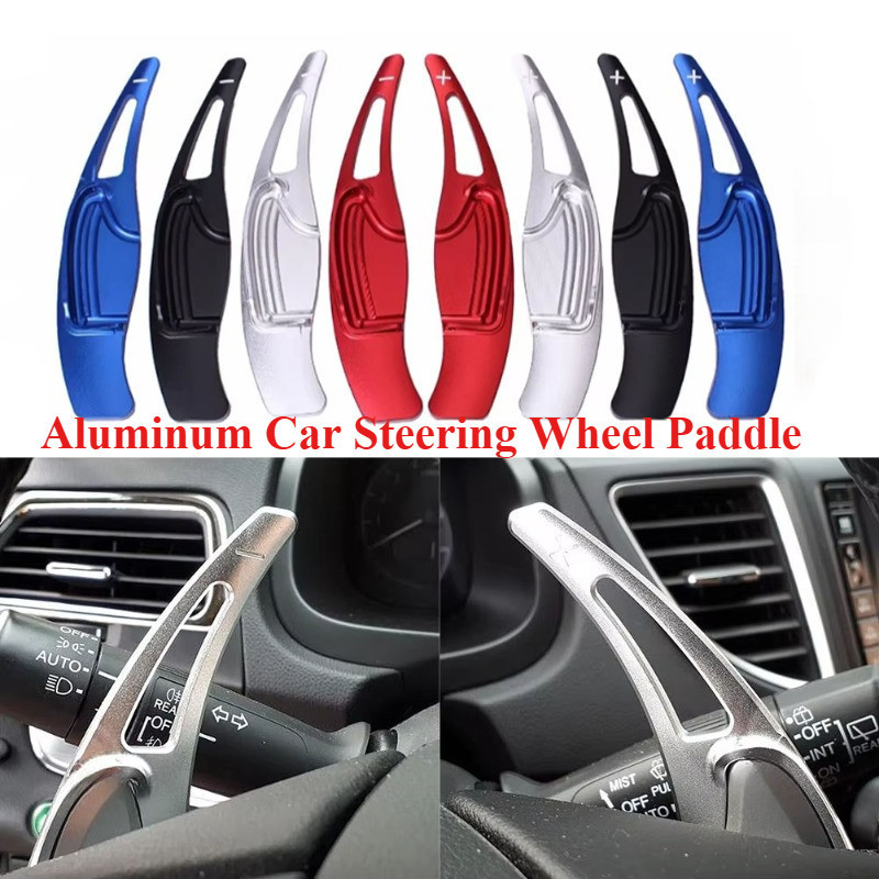 1 Par de Extensor de Paddle Shifter de Volante de Alumínio Acessórios Automotivos para Honda Civic 9ª Geração Modelo 201
