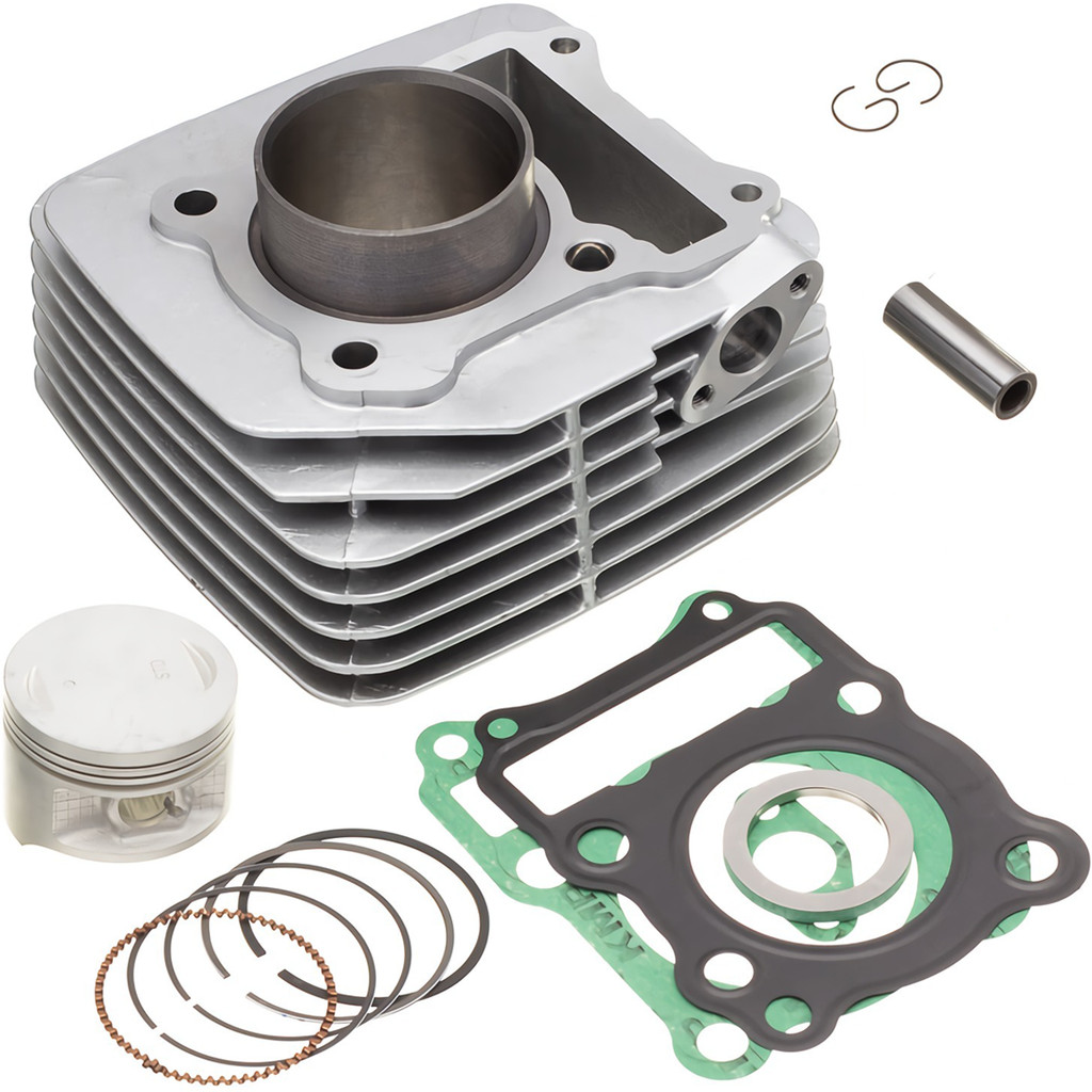 Kit motor cilindro completo KMP Premium anel Rik Yes125 2005 a 2012 Suzuki
