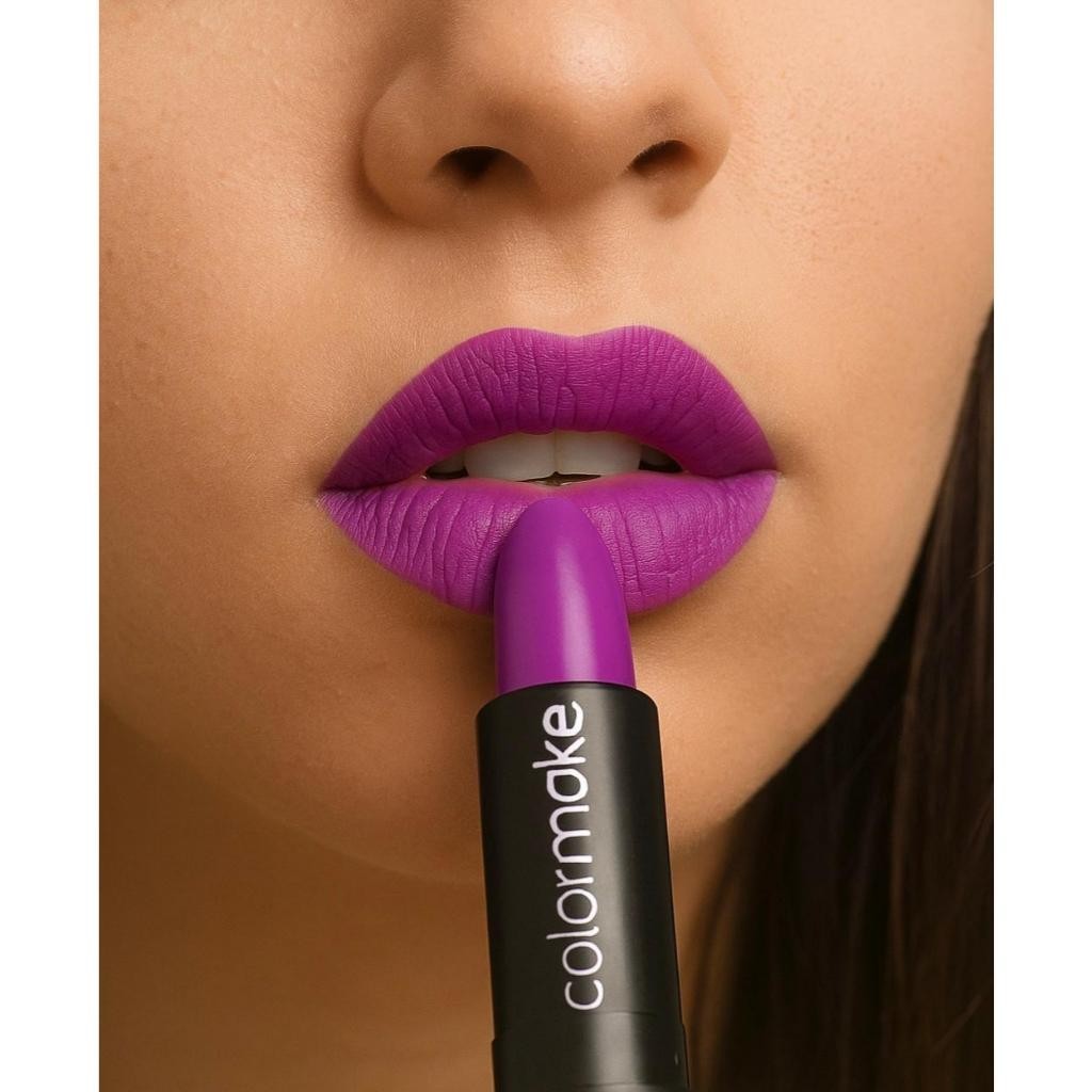 Batom Roxo Cremoso - Alta Cobertura e Longa Duração - Colormake